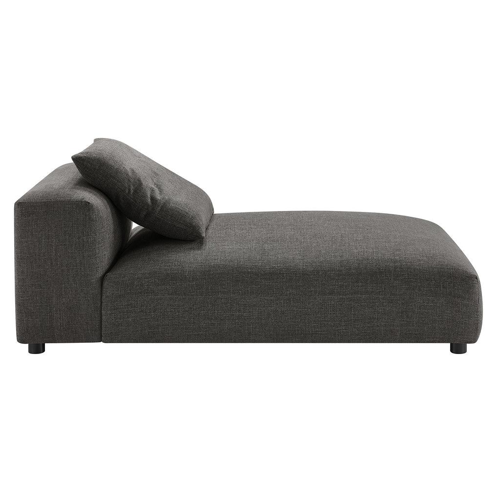 Modway Solace 2-Piece Modular Upholstered Fabric Sectional Sofa With Chaise FredCo