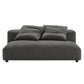 Modway Solace 2-Piece Modular Upholstered Fabric Sectional Sofa With Chaise FredCo