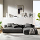 Modway Solace 2-Piece Modular Upholstered Fabric Sectional Sofa With Chaise FredCo
