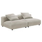 Modway Solace 2-Piece Modular Upholstered Fabric Sofa FredCo