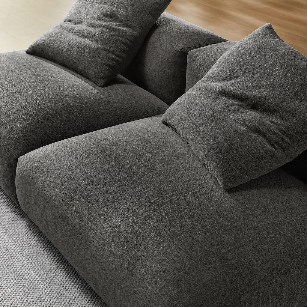 Modway Solace 2-Piece Modular Upholstered Fabric Sofa FredCo