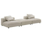 Modway Solace 3-Piece Modular Upholstered Fabric Sectional Sofa FredCo