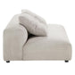 Modway Solace 4-Piece Modular Corduroy Upholstered Sectional Sofa With Ottoman FredCo
