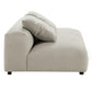 Modway Solace 4-Piece Modular Upholstered Fabric Sectional Sofa With Ottoman FredCo