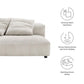 Modway Solace Modular Corduroy Upholstered Armless Loveseat FredCo