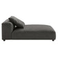 Modway Solace Modular Upholstered Fabric Armless Chaise Lounge FredCo