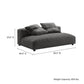 Modway Solace Modular Upholstered Fabric Armless Loveseat FredCo
