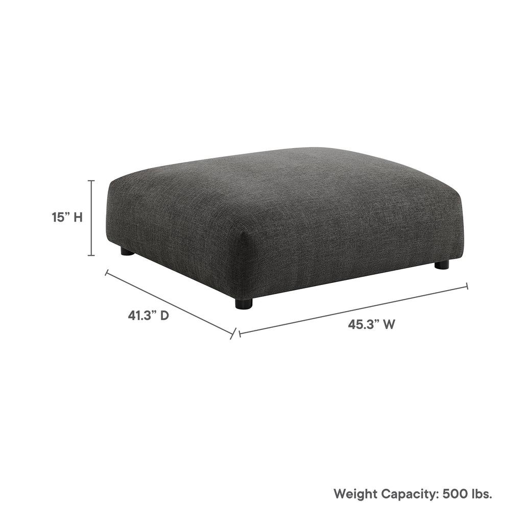 Modway Solace Modular Upholstered Fabric Ottoman FredCo