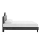 Modway Soleil Performance Velvet Full Bed FredCo