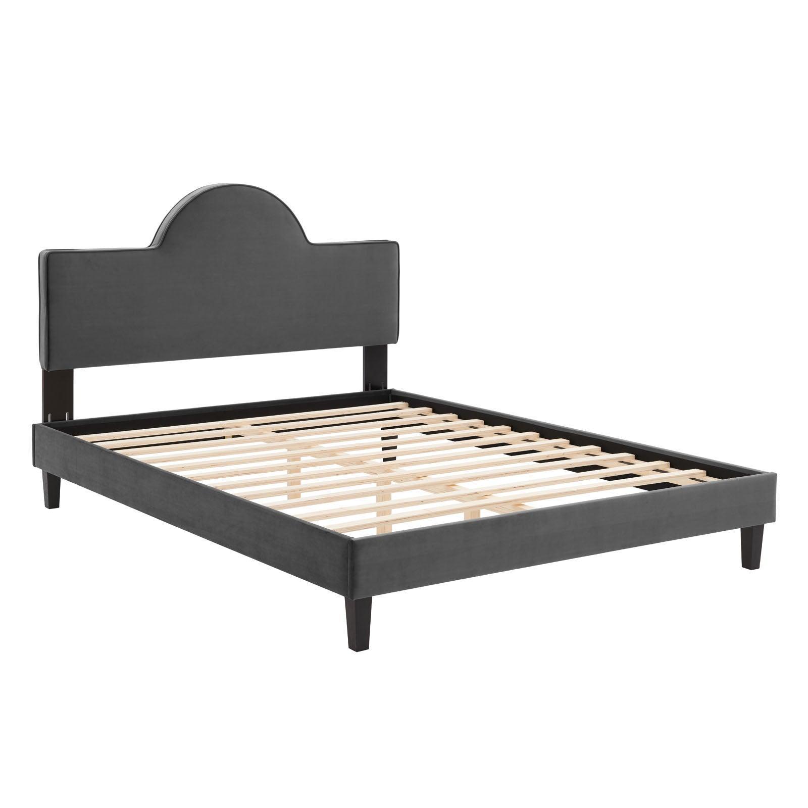 Modway Soleil Performance Velvet Full Bed FredCo