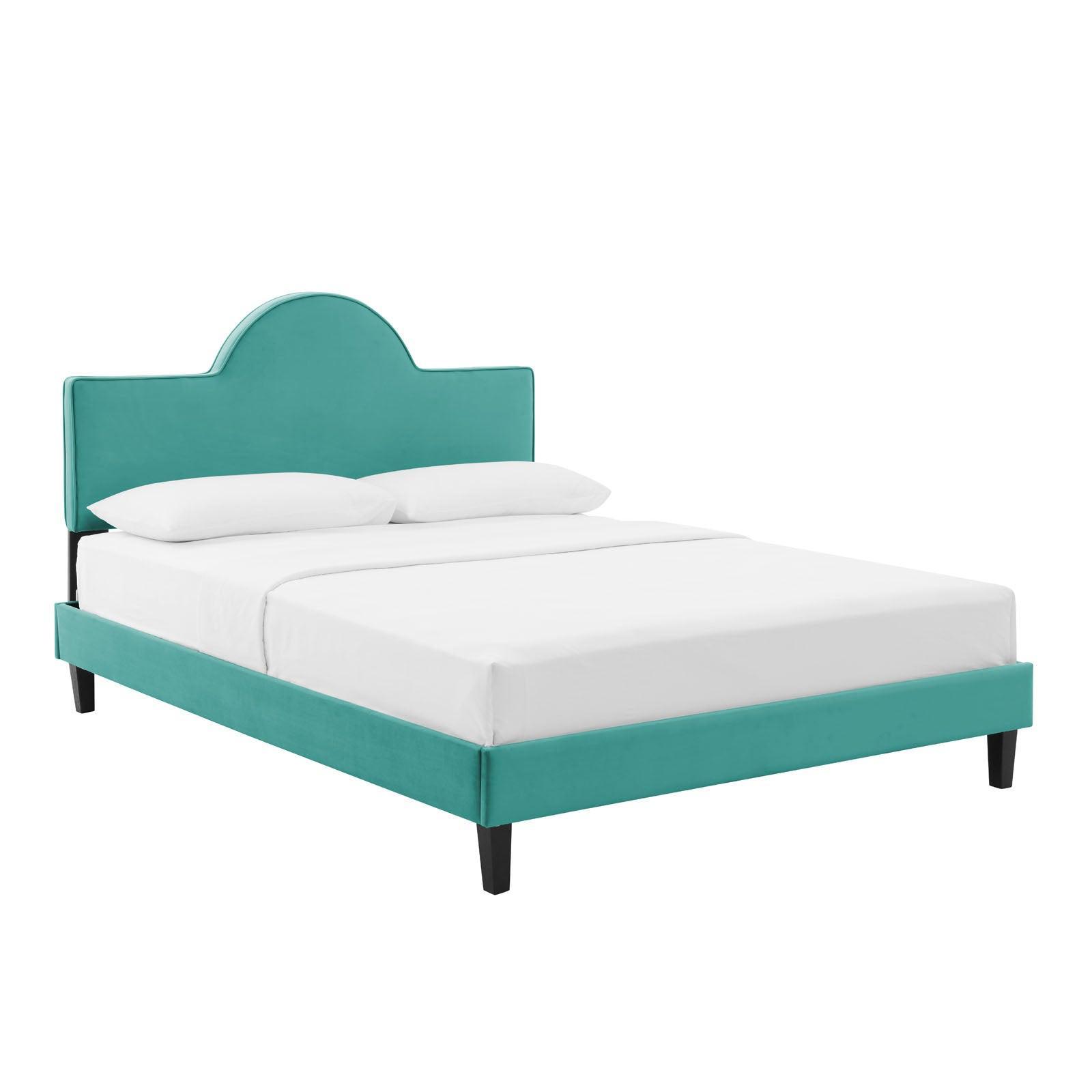 Modway Soleil Performance Velvet Full Bed FredCo