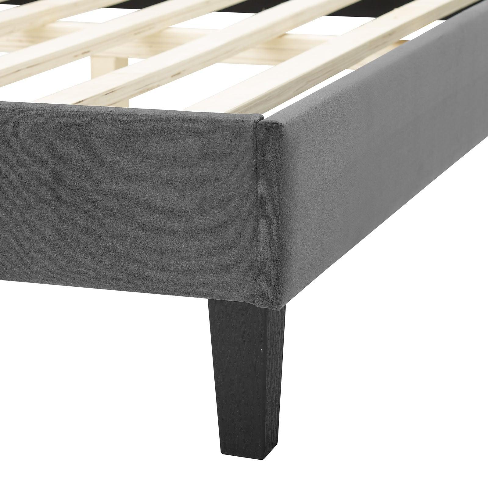 Modway Soleil Performance Velvet Full Bed FredCo