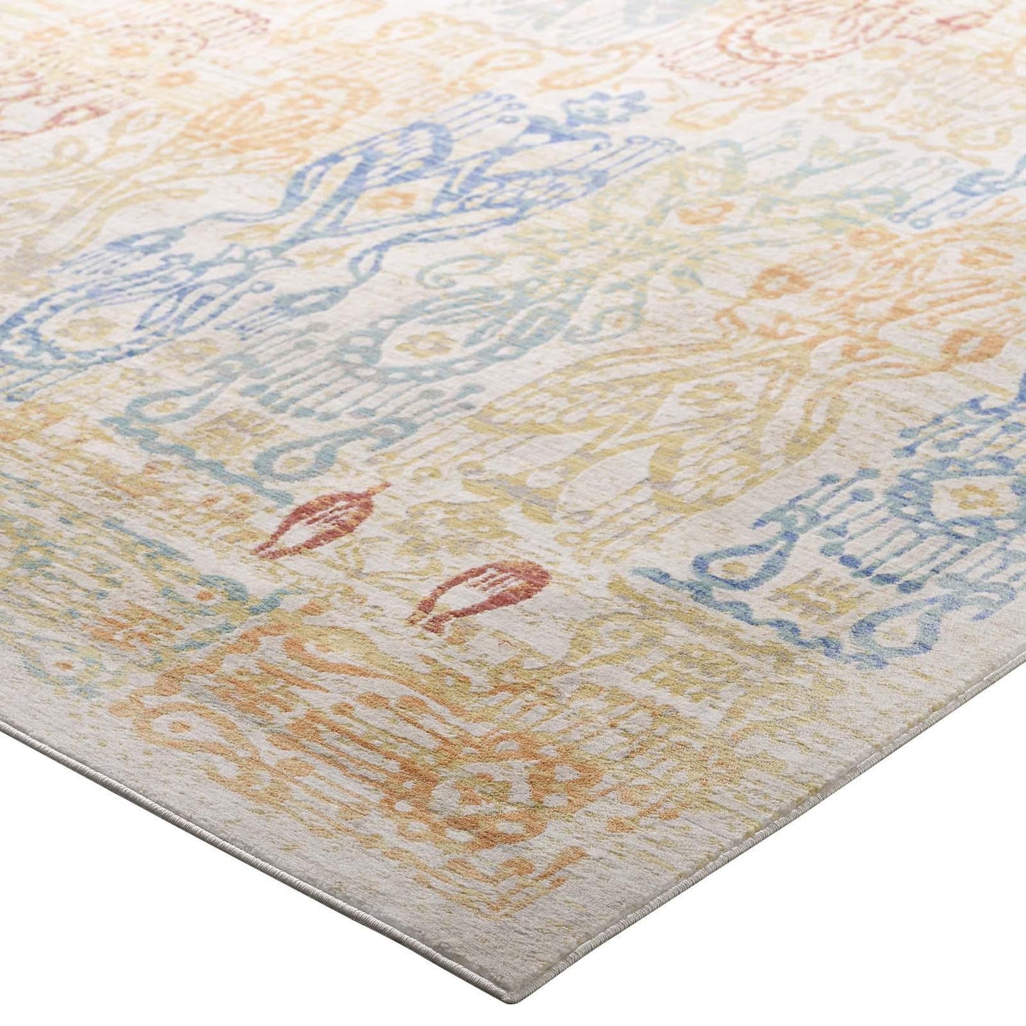 Modway Solimar Distressed Southwestern Aztec Area Rug FredCo