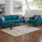 Modway Solimar Distressed Southwestern Aztec Area Rug FredCo