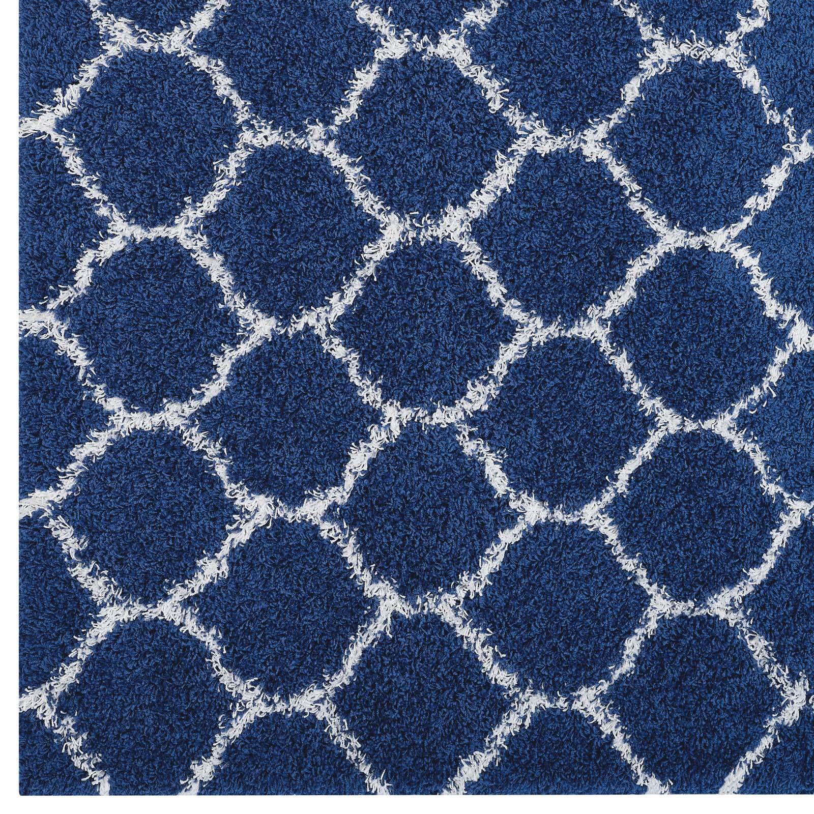 Modway Solvea Moroccan Trellis Shag Area Rug FredCo