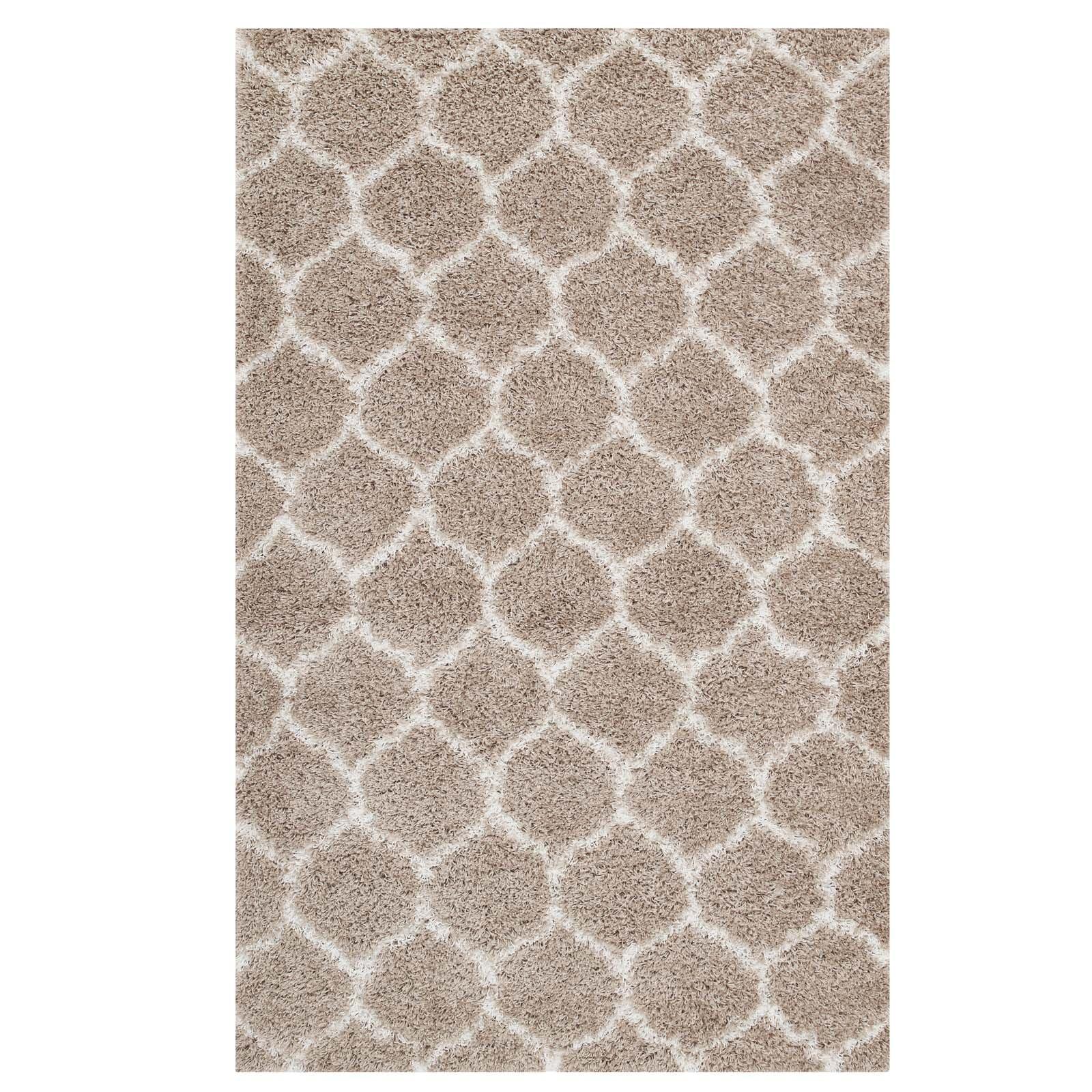 Modway Solvea Moroccan Trellis Shag Area Rug FredCo