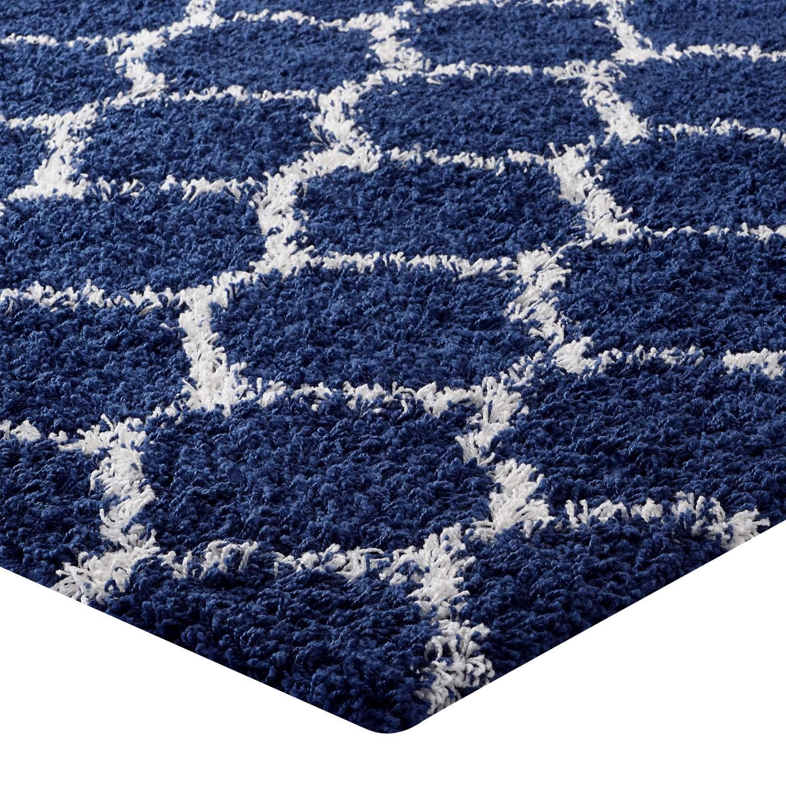 Modway Solvea Moroccan Trellis Shag Area Rug FredCo