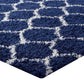 Modway Solvea Moroccan Trellis Shag Area Rug FredCo