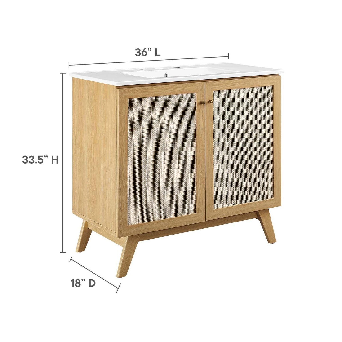 Modway Soma 36” Bathroom Vanity FredCo