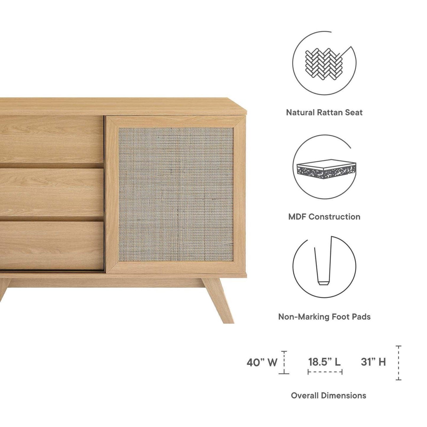 Modway Soma 40" Accent Cabinet FredCo
