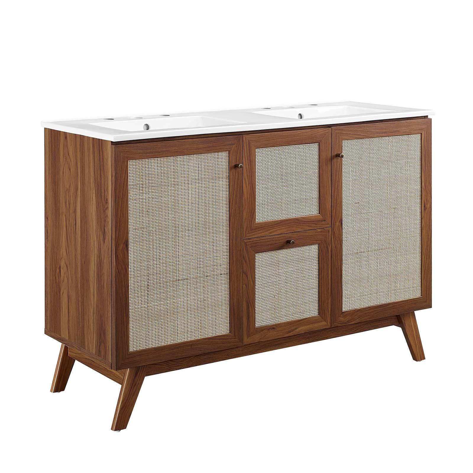 Modway Soma 48” Double Sink Bathroom Vanity FredCo