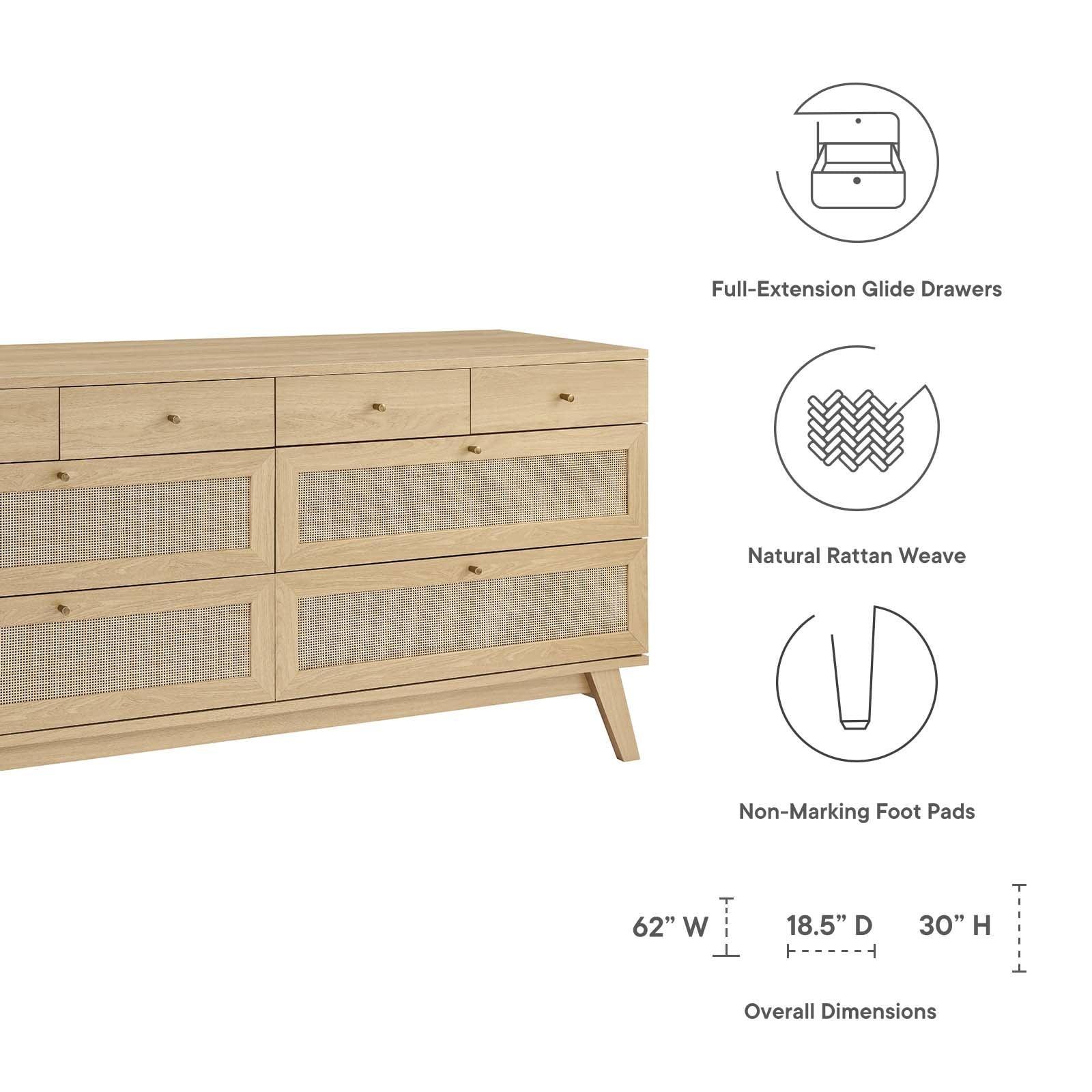 Modway Soma 8-Drawer Dresser FredCo