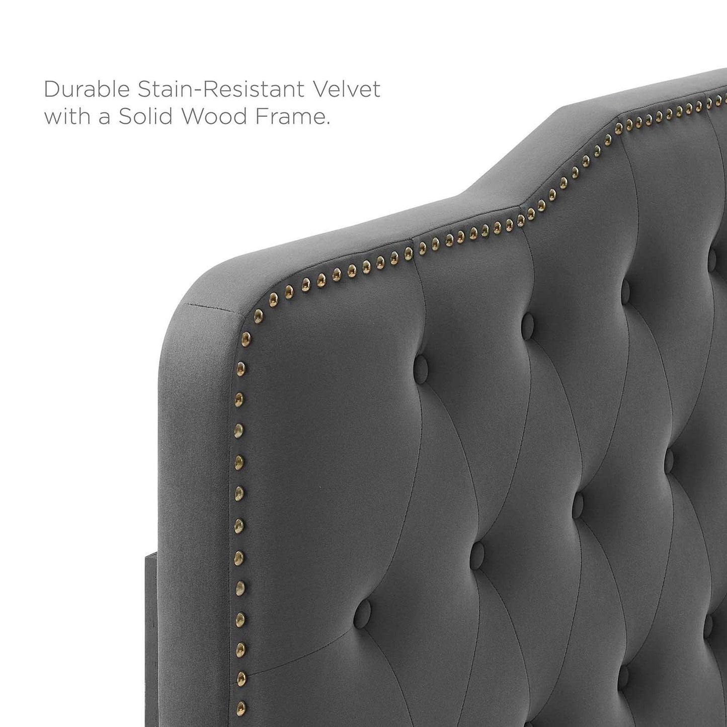 Modway Sophia Tufted Performance Velvet Full/Queen Headboard FredCo