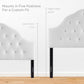 Modway Sovereign King Diamond Tufted Performance Velvet Headboard FredCo