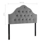 Modway Sovereign Queen Diamond Tufted Performance Velvet Headboard FredCo