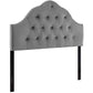 Modway Sovereign Queen Diamond Tufted Performance Velvet Headboard FredCo