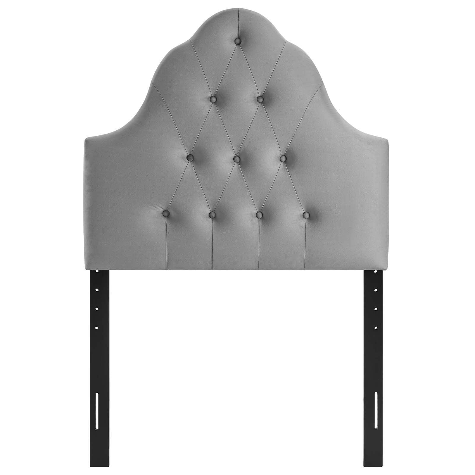 Modway Sovereign Twin Diamond Tufted Performance Velvet Headboard FredCo