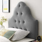 Modway Sovereign Twin Diamond Tufted Performance Velvet Headboard FredCo