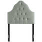 Modway Sovereign Twin Upholstered Fabric Headboard FredCo