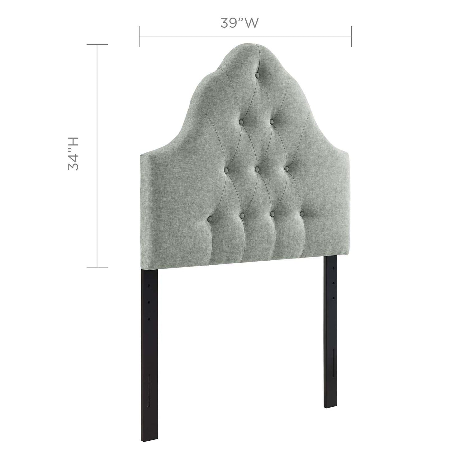 Modway Sovereign Twin Upholstered Fabric Headboard FredCo
