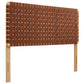 Modway Sparta Vegan Leather Weave Headboard FredCo