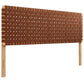 Modway Sparta Vegan Leather Weave Headboard FredCo