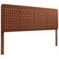 Modway Sparta Vegan Leather Weave Headboard FredCo