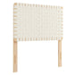 Modway Sparta Vegan Leather Weave Headboard FredCo