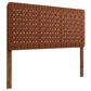 Modway Sparta Vegan Leather Weave Headboard FredCo