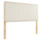 Modway Sparta Vegan Leather Weave Headboard FredCo