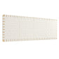 Modway Sparta Wall-Mount Vegan Leather Weave Headboard FredCo