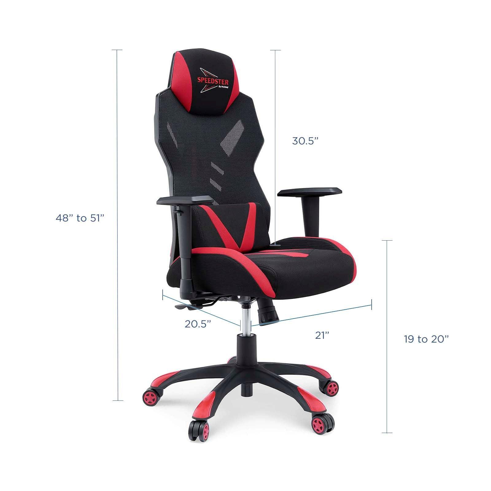 Modway Speedster Mesh Gaming Computer Chair FredCo