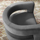 Modway Spin Cutaway Performance Velvet Swivel Armchair FredCo