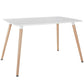 Modway Stack Dining Chairs and Table Wood Set of 5 FredCo