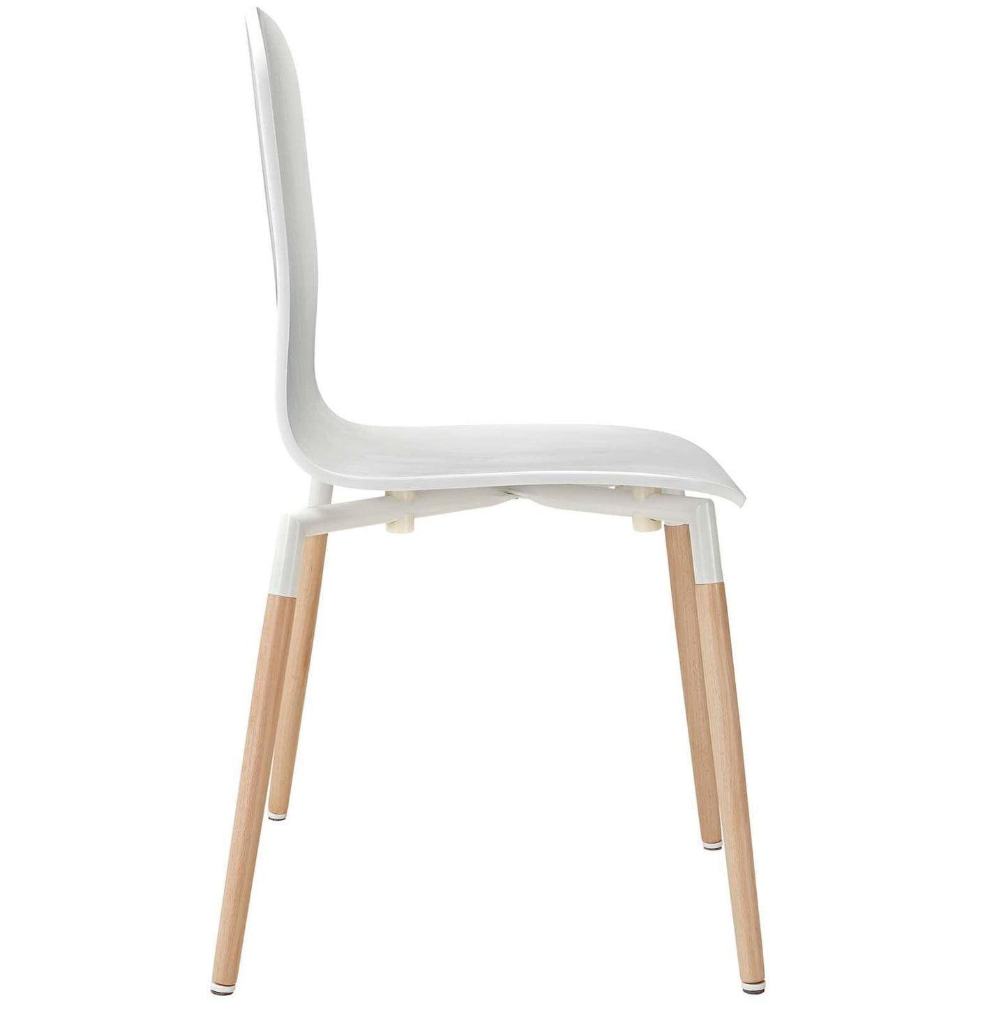 Modway Stack Dining Chairs Wood Set of 2 FredCo