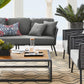 Modway Stance 4 Piece Outdoor Patio Aluminum Sectional Sofa Set, EEI-3167 FredCo