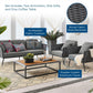 Modway Stance 4 Piece Outdoor Patio Aluminum Sectional Sofa Set, EEI-3167 FredCo