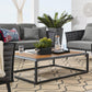 Modway Stance 6 Piece Outdoor Patio Aluminum Sectional Sofa Set, EEI-3168 FredCo