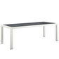 Modway Stance 9 Piece Outdoor Patio Aluminum Dining Set FredCo