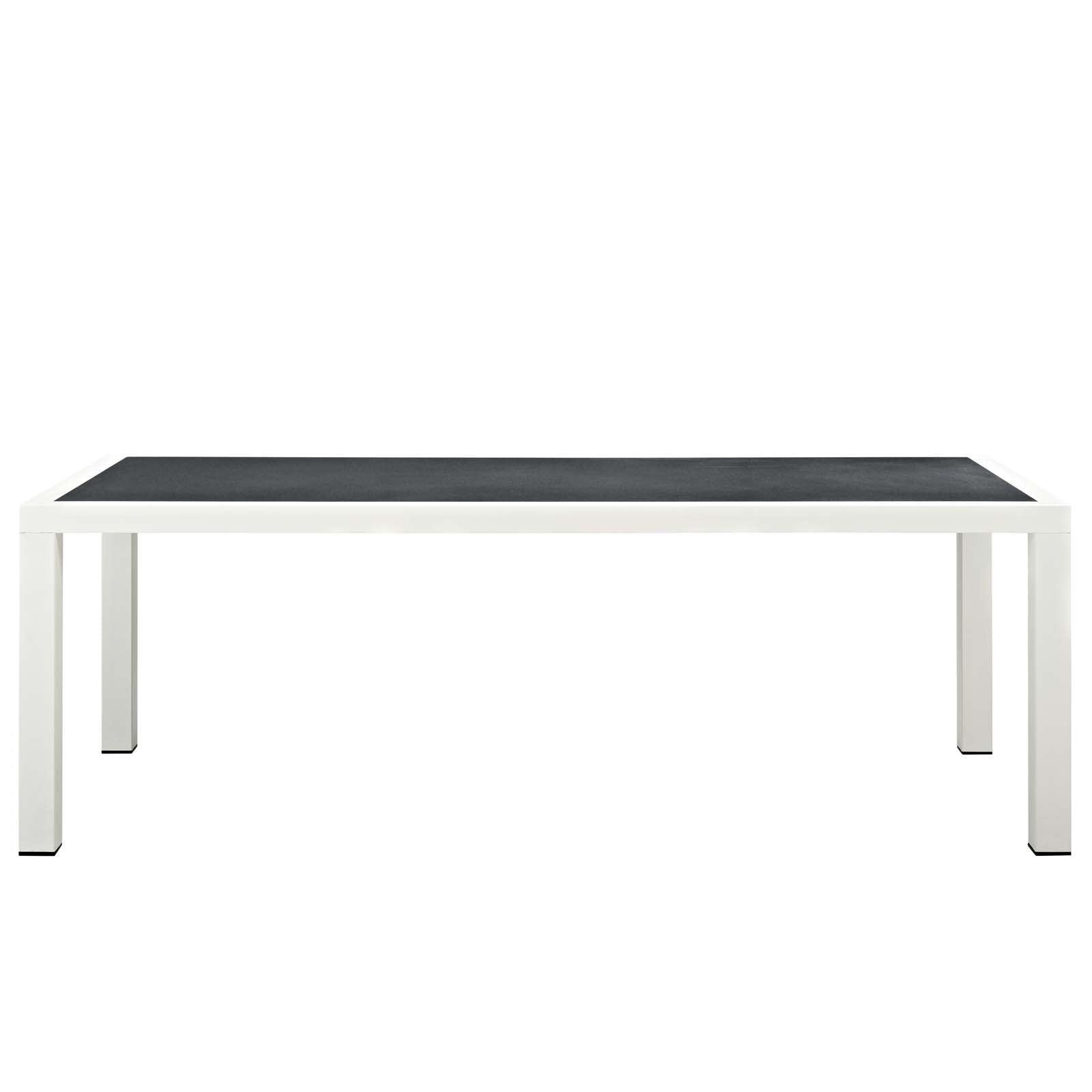 Modway Stance 90.5" Outdoor Patio Aluminum Dining Table FredCo